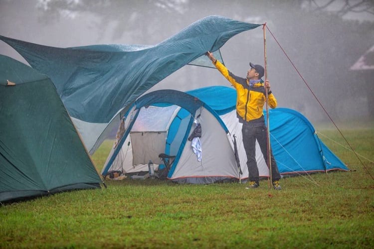 cons of popup tent