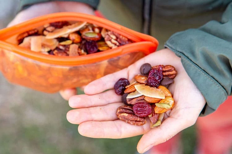 trail mix for camping